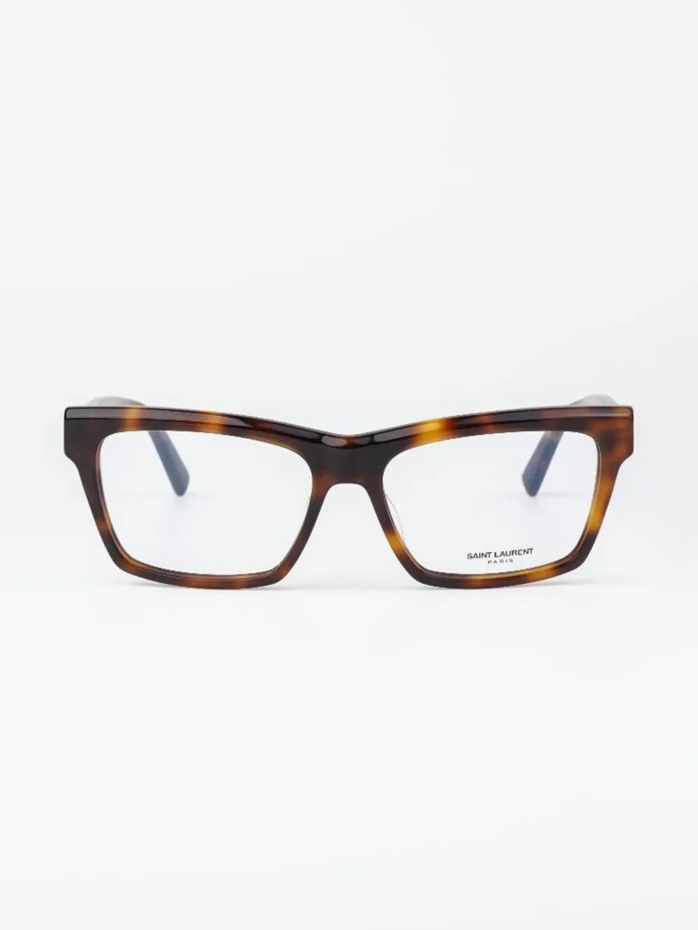 Saint Laurent Women Eyeglasses Havana Rectangular SLM104OPT 003 NEW AUTHENTIC